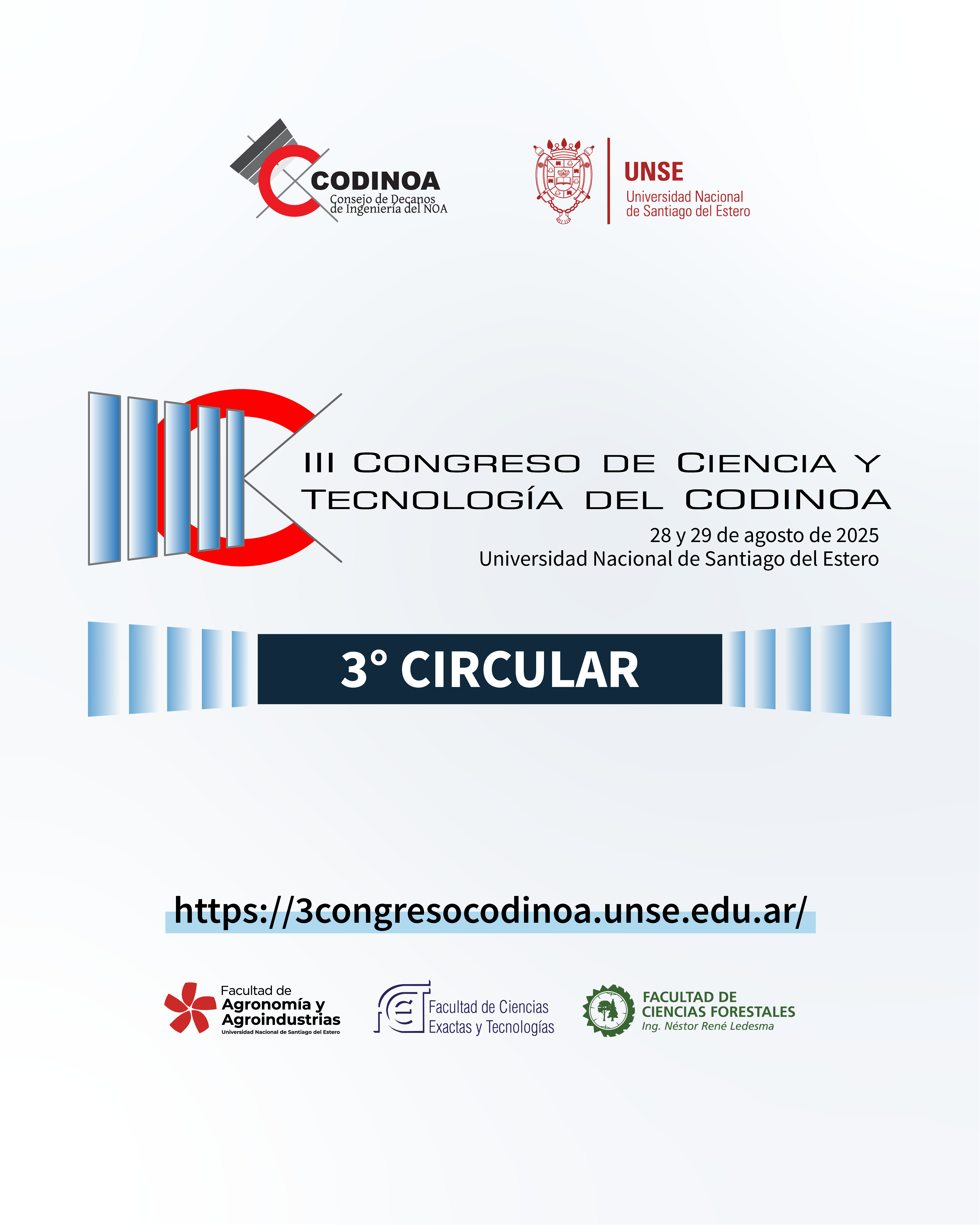 III CONGRESO DE CIENCIA Y TECNOLOGÍA DEL CODINOA. TERCERA CIRCULAR