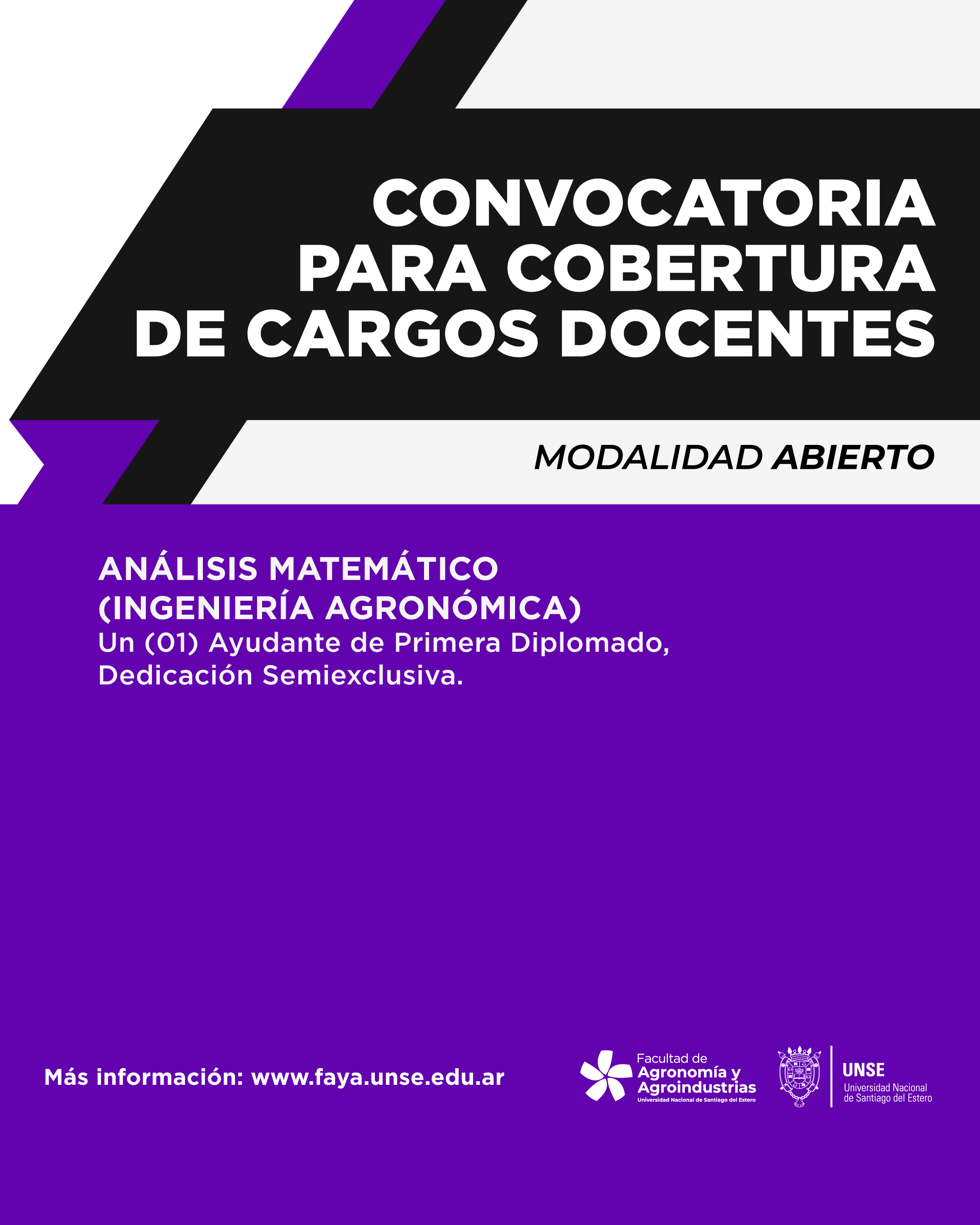 CONCURSO ABIERTO – ANÁLISIS MATEMÁTICO