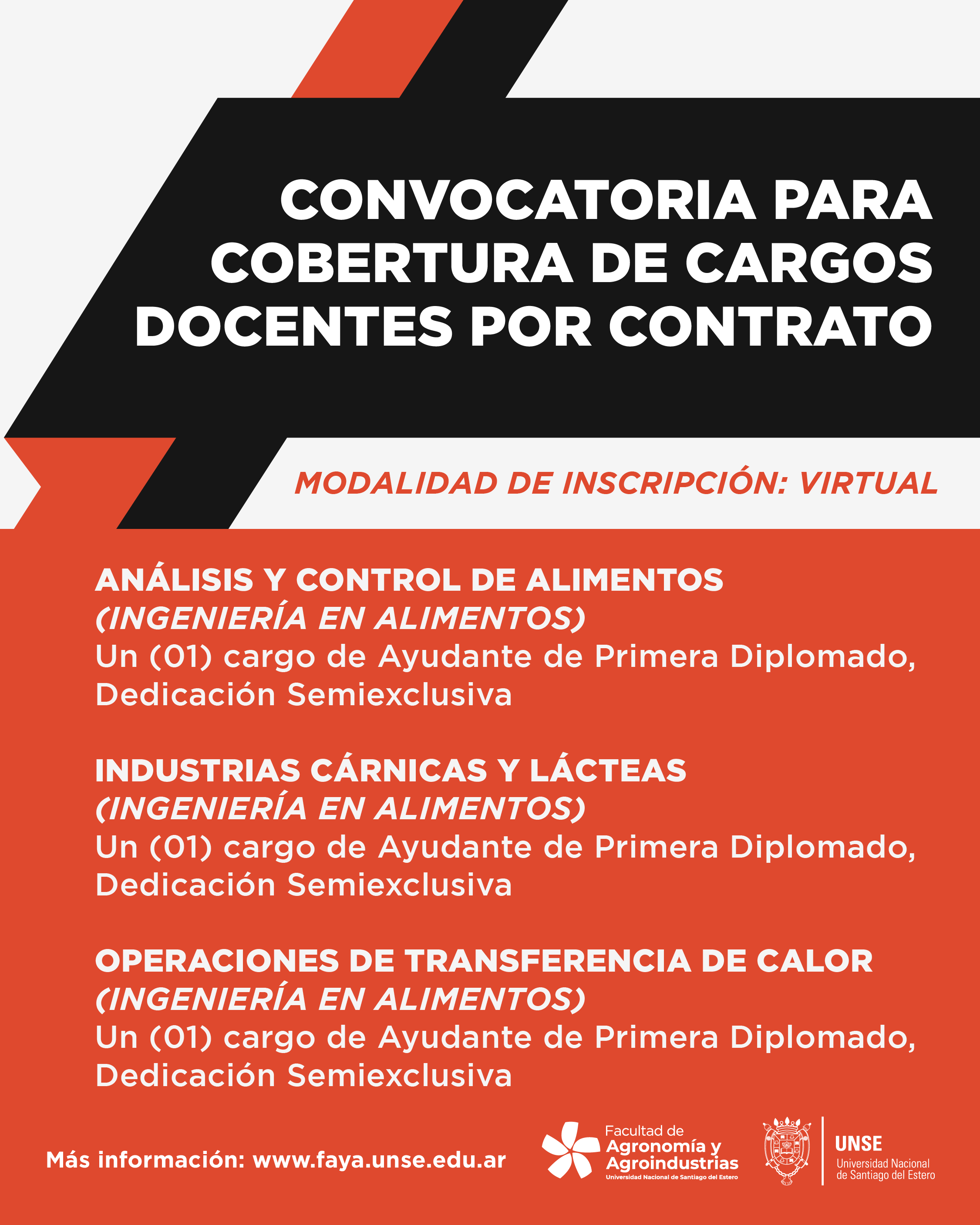 CONVOCATORIA A CONTRATO DOCENTE